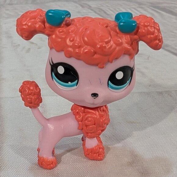 Hasbro Pink Plastic Poodle Dog Littlest Pet Shop Special Edition Action Figure - Picture 1 of 7